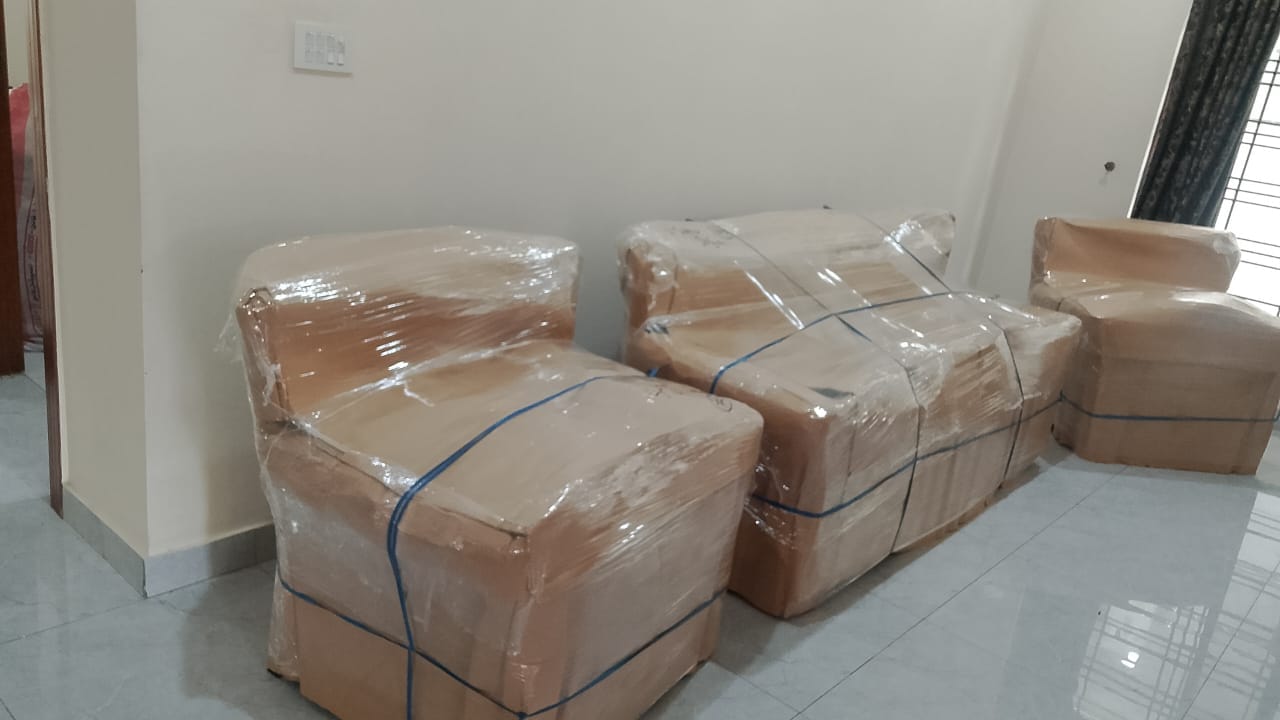 Packed household items